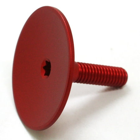 

Bike Accessories Bicycle Bowl Set Riser Top Cover Stem Cover Ultralight Bowl Set Cover Red