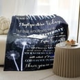 thumbnail image 5 of Sympathy Gifts for Loss of Dad Father Sympathy Blanket Memorial Blanket Loss of Father Dad Sympathy Gifts in Memory of Loved One Gifts Grief Gifts Bereavement Gifts Throw Blankets 50x60 inch, 5 of 6