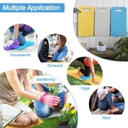Garden Kneeling Pad 3pcs, Extra Wider 8.66“, Kneeling Mat Waterproof with Bright Color Tone, Knee Pads for Gardening, Yoga, House Clean, Repair Work
