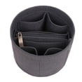 thumbnail image 2 of Portable Bucket Bag Felt Liner Bucket Type with Compartments Widely Applied Felt Gray, 2 of 7