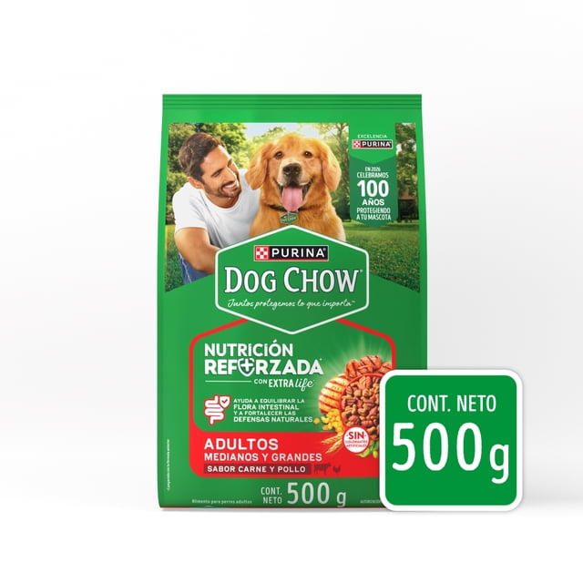 Alimento para perro Purina Dog Chow Adulto Medianos y Grandes Carne y Pollo 500 g