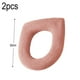 thumbnail image 2 of fundas para asiento de inodoro, de tela gruesa y afelpada, para asientos de inodoro redondos y alargados, reutilizables, 2 of 6