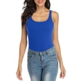 thumbnail image 1 of Débardeur pour Femme avec Soutien-Gorge Intégré, Camisole à Larges Bretelles Ajustables, Tricot de Coton, 1 of 6