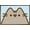 Bronze Framed Version, variant on Pusheen - Blue Surprise Wall Poster, 22.375" x 34"