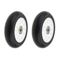 thumbnail image 3 of 2 Piezas de Ruedas para Scooters Ruedas Rápidas Ruedas de Carro - 100mm - Blanco Sunnimix Ruedas de patines, 3 of 8
