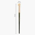 thumbnail image 5 of 2 Pcs Nose Makeup Brushes Sickle Shape Ergonomic Bevel Soft Bristle Smudge Makeup Lightweight Wooden Handle Contour Brushes Beauty Tools, 5 of 7