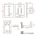 thumbnail image 2 of MULTINAUTIC Floating Dock Hinge Kit, 2 of 3