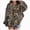 A30-Brown, variant on boobe 5-6 Years Little Girls Camo Print Pullover Hoodie,Long Sleeve Sweatshirt,Casual Top