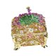 thumbnail image 3 of Joyero de pavo real, joyero de escritorio, adorno elegante. Dorado, 3 of 9
