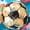 Fun Soccer Ball, variant on Elephant Stock Fun Soccer Ball Wall Art - Vertical Canvas Wall Art - Home Office Wall Decor - Sports Canvas - Brown And Yellow Decor - 8" x 12"