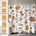 thumbnail image 2 of Tchckioa Halloween Cartoon Shower Curtain for Bathroom,47x64 Inch Waterproof Hooks Bath Curtain, 2 of 8