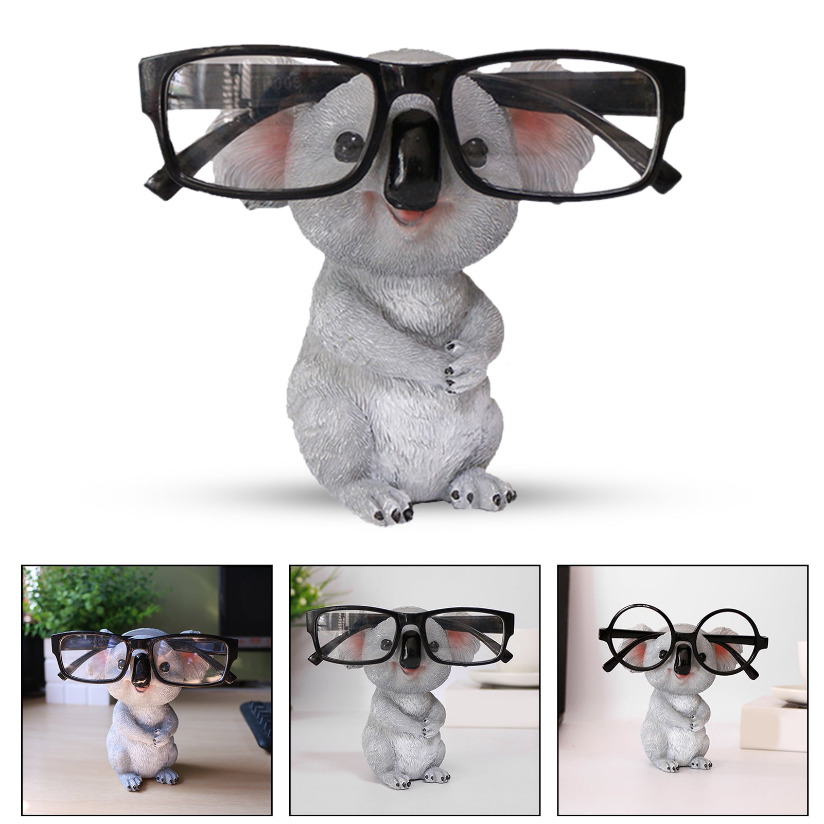 BetterZ Eyeglass Display Stand Stable Animal Image Eye-catching Cute Koala  Spectacle Organizer Ornaments for Home 