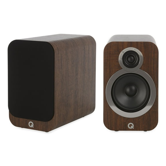 Q Acoustics 3020i Bookshelf Speaker - Pair (Walnut)