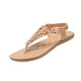 thumbnail image 4 of AXXD Women Brown Sandals Summer Ladies Shoes Open Toe Sandals Casual Sandals Flip Flops, 4 of 5