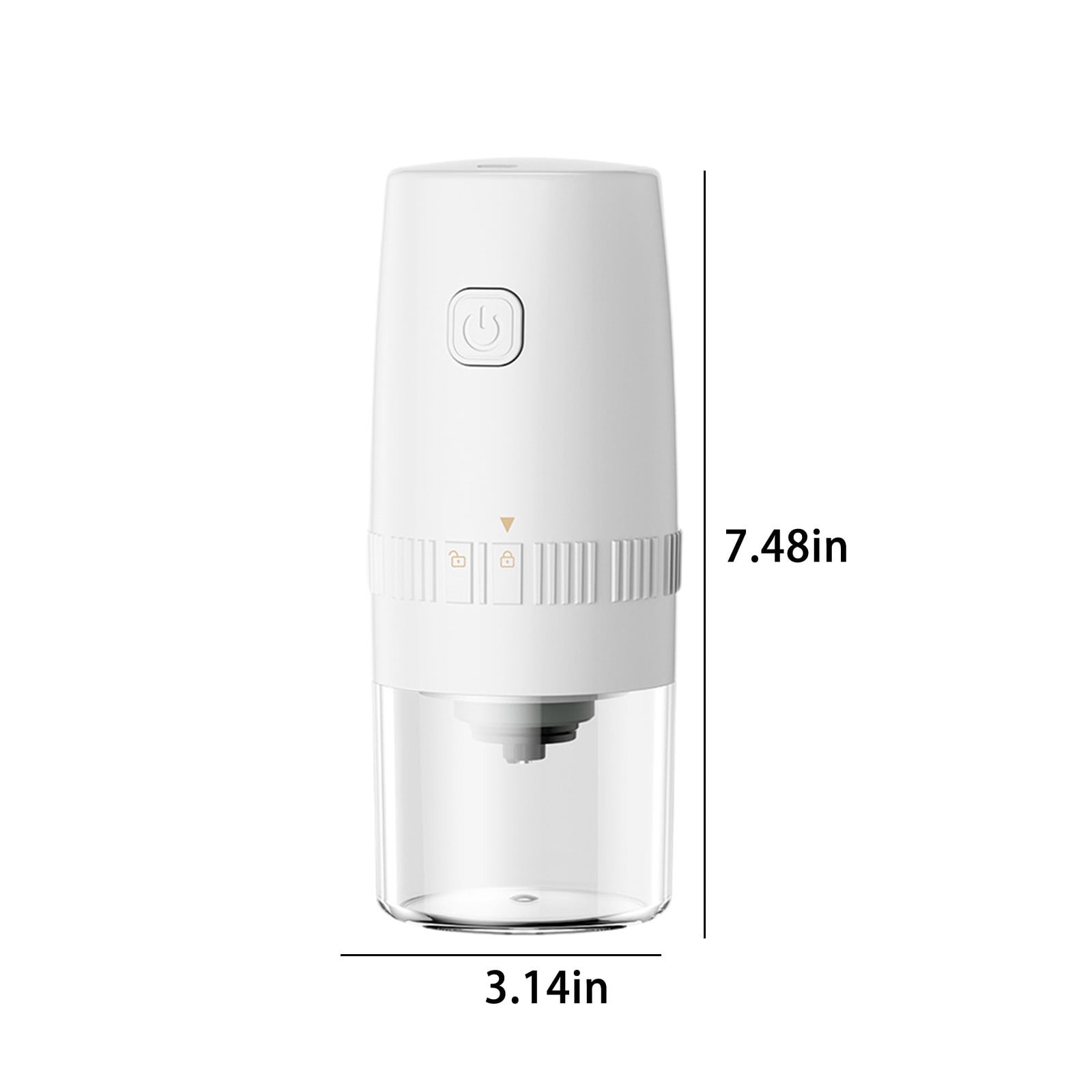 Coffee Bean Grinder Rechargeable Adjustable Coffee Grinder with 5-Speed Settings, Portable Electric Grinder for Kitchen 300G Capacity, Adjustable Coffee Grinder