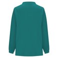 thumbnail image 5 of Njagoc3 Womens V-Neck Sequin Solid Color Long Sleeve Casual Blouse Blouse, 5 of 6