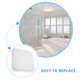 thumbnail image 2 of Lámpara de techo empotrada LED moderna, cuadrada, de panel plano y delgado, para dormitorio, cocina y balcón, 2 of 8