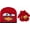 Cars 95 - Red Mittens Set, variant on Disney Boys' Mickey Mouse, Car Lightning McQueen Winter Hat & Mittens or Gloves Set (Toddler/Little Boys)