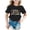 Black, variant on Xijirk Girls Back to School Season Printed Tee Casual Fashion Round Neck Short Sleeve Comfortable T Shirt Top,8-9 Years