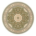 thumbnail image 2 of Unique Loom Outdoor Traditional Collection Area Rug - Wisdom (7' 10" Round Green/Brown), 2 of 11