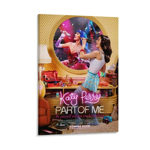 Part of Me Katy Perry Music Cover Album Poster Canvas Poster Wall Decorative Art Painting Living Room Bedroom Decoration Gift