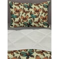 thumbnail image 3 of Butterfly Comforter & Sham Bedding Set, Abstract and Wings Fragility Freedom Themed Vintage Fantasy Composition, 3 pcs Duvet Set Microfiber Filling Quilt, 5 Sizes, Multicolor, by Ambesonne, 3 of 4