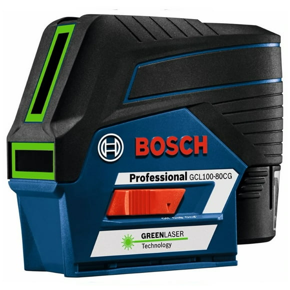 Bosch GCL100-80CG 12V Connected Green Beam Cross Line Laser w/ Plumb Points