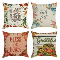 Guanhe Pillowcase Thanksgiving Decorations Decorative & Throw Pillow Covers for Indoor Outdoor Living Room Sofa Patio Funiture Garden