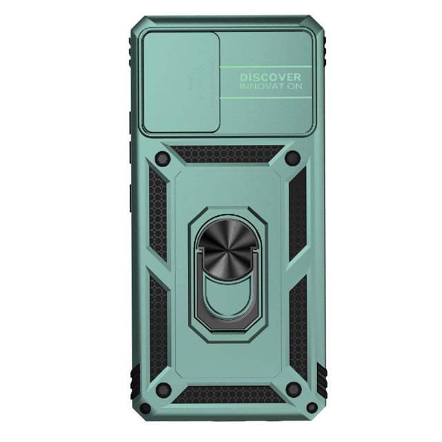 Estuche GANGXUN para Samsung Galaxy M42 5G, soporte giratorio 360°, estilo mecánico y magnético