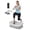 Grey, variant on Vibration Plate Exercise Machine - 400 LBS Capacity - Lymphatic Drainage - Whole Body Workout - Home Fitness & Relaxation