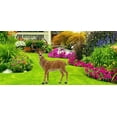 thumbnail image 3 of Standing Deer Wildlife Animal with Removable Antlers Garden Accessories Figurines Statue Indoor Outdoor Decoration Ornaments Gifts Yard Lawn Decor, 3 of 4