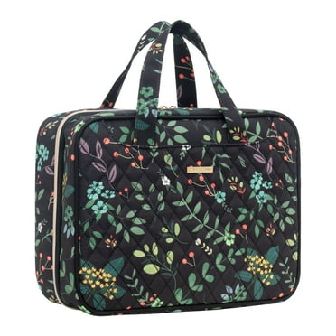 EVERFUN Travel Makeup Bag for Women Must Have Hanging Toiletry Bag Cosmetic Bag Organizer Accessories Kit