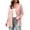 Pink, variant on FchengtaiS Womens Lightweight Cardigans Long Sleeve Open Front Casual Cardigan with Pockets
