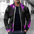 thumbnail image 1 of LOVZFMLL Jackets for Men Pullover Sweater Stand Collar Elastic Solid Color Half Sweater For Men Stand-up Collar Sweater, 1 of 4