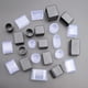 thumbnail image 2 of Inteprter 24x Tapas cuadradas negras para muebles Fácil instalación Fondo antideslizante engrosado y resistente al desgaste Decoración del hogar, 2 of 6