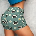 thumbnail image 4 of Naloa Cute Puppy Biker Shorts for Women Seamless Scrunch Short Women’s Yoga Shorts for Gym Running Sport Shorts - X-Large, 4 of 9