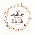 thumbnail image 2 of Marrott, Stephanie 12x12 Gold Ornate Wood Framed with Double Matting Museum Art Print Titled - I Am Wealthy, 2 of 4