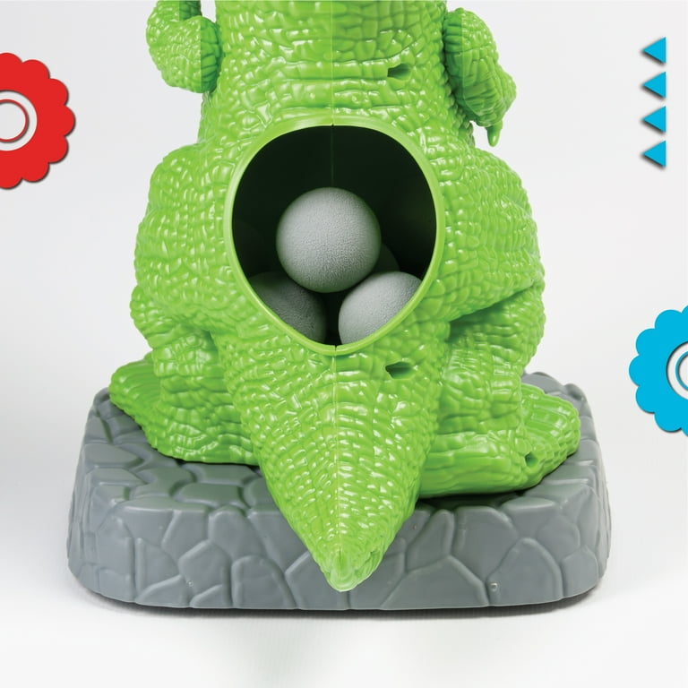 Discovery Kids T-Rex Feeding Game with Air Launcher & 8 Foam Balls