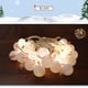 thumbnail image 4 of Cadena de luces de muñeco de nieve de Navidad, LED decorativas, muñeco de nieve, funciona con pilas para Navidad, interiores y exteriores(Batería)(3.20 metros y 20 luces), 4 of 5