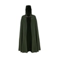 thumbnail image 4 of Capa medieval con capucha para cosplay, capa de mago punk de longitud completa, capa de , accesorios de disfraz para mujeres y hombres, fiesta y Verde claro, 4 of 10