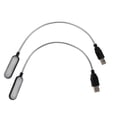 thumbnail image 1 of MasteelfCA 2PCS USB Laptop Reading Lamp Mini Flexible Metal Tubing 30.50X1.50X0.75cm, 1 of 7