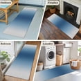 thumbnail image 5 of Runner Rug 2 x 6 Ft, Navy Blue Grey Ombre Washable Non-Slip Floor Mat for Kitchen Hallway/Entryway, Farmhouse Gradient Minimalist Long Kitchen Runner Area Rugs for Living Room, Low-Profile, 5 of 8