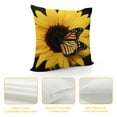 thumbnail image 4 of Leisuo Throw Pillow Covers Pillow Cover Fall Square Cushion Covers for Living Room Couch Sofa Bed Home Decor Standard white, 4 of 5