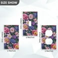 thumbnail image 7 of Yayeee Blank Wall Plate Cover 1-Gang 4.5"x2.7" Home Unused Decorative Outlet, Soft Pinks Flowers, 7 of 7