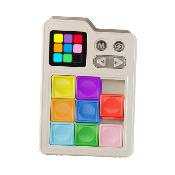 Juego de rompecabezas deslizante electrónico, juguete de rompecabezas deslizante, regalos de cumpleaños, 3 modos, juguete educativo para adolescentes,