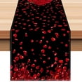 thumbnail image 1 of Pisexur Valentine's Day Flower Table Flag Holiday Party Kitchen Living Room Decorative Tablecloth Linen Printing Tea Table Cloth, 1 of 6