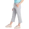 thumbnail image 2 of Hanes Capri à Poche en Éponge Française pour Femmes, TG, Acier Clair, 2 of 3