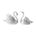 thumbnail image 3 of Mornei 2Pcs Swan Sculpture Statues Swan Shaped Decorative Clearance Wedding Anniversary white, 3 of 9