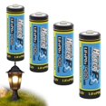 thumbnail image 2 of (4-Pack) HyperPS 3.2V LiFePo4 14430 (14 x 43mm) 400mAh Rechargeable Battery for Solar Panel Light, Tooth Brush, Shaver, Flashlight, 2 of 4