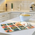 thumbnail image 6 of Yayeee Dish Drying Mat for Kitchen Counter 18"x24" Microfiber Absorbent Pad, Jungle Stamp, 6 of 7